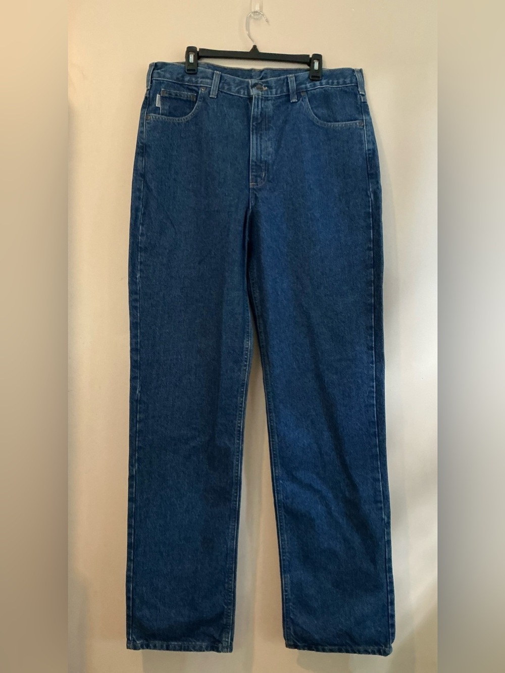 Carhartt Traditional Fit Straight Leg Jeans Size 38x36 NWT Dark Wash B180 DST